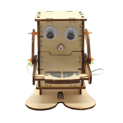 Diy Stem Project For Kid Robot Eat Coins Bank Mechanical Model