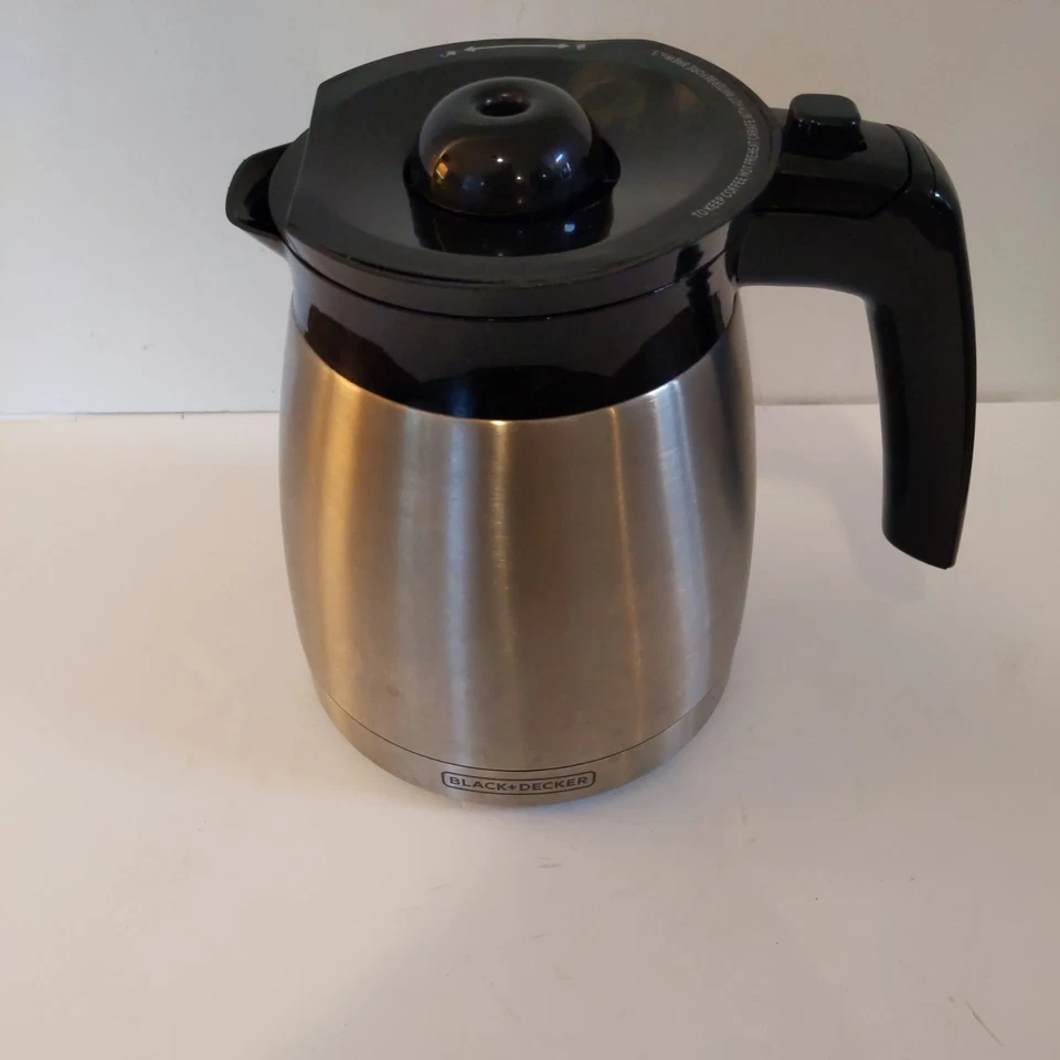 Black Decker CM2046S Cafetera 12 Tazas Acero Inoxidable Jarra Térmica Foto 2 de 4