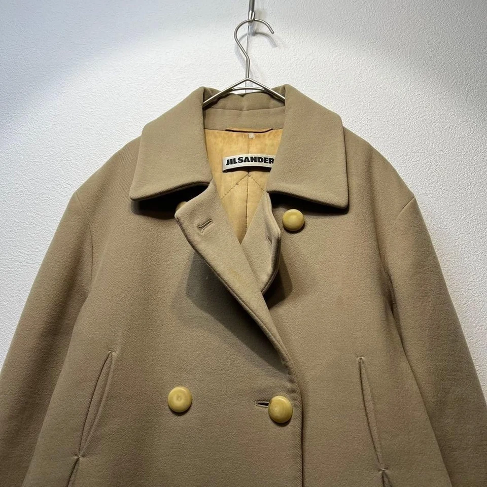 Abrigo largo guisante diseño línea A Jil Sander talla 34 Foto 4 de 4