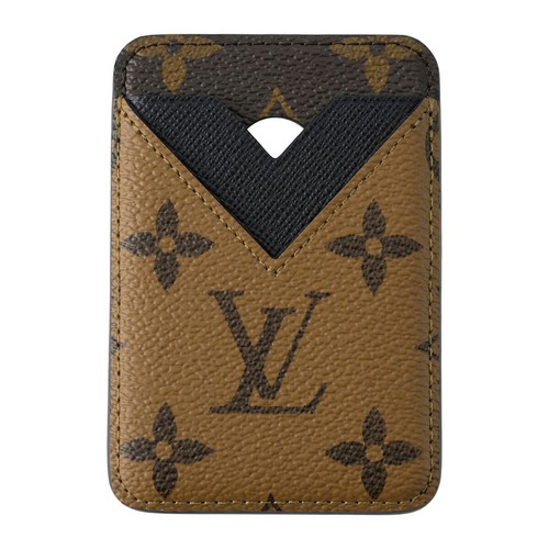 Louis Vuitton Card Case PORTE CARTES MAGNET Brown