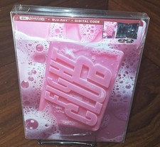 Fight Club Steelbook 1999 4K NEW Sealed -w/PROTECTIVE SLEEVE-Free Box Shipping