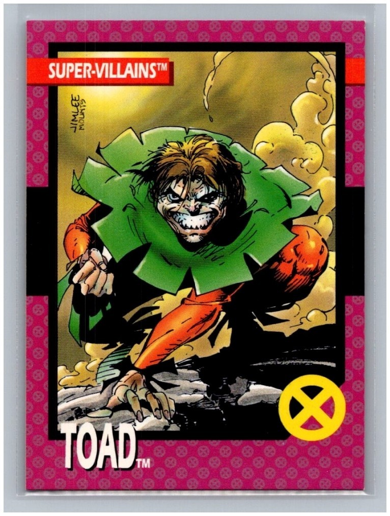 1992 X-Men Series 1 #65 Toad Marvel Impel Jim Lee Trading Card Base Set Uncanny