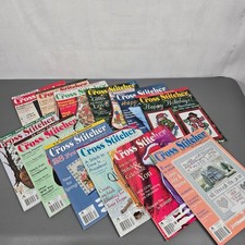 Lot Of 12 The Cross Stitcher Magazine Issues Seasonal Holiday Patterns Designs