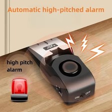 Home Security Wedge Door Stop Alarm System Device Intruder Alert Detection