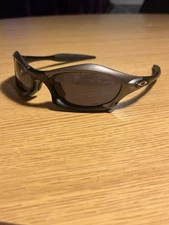 Oakley Splice - Solid Black Lens With Black And Silver Frame (small)