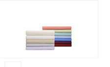 Sky Blue 500 Thread Count Wrinkle Resistant 4-Piece Sateen Sheet Set, Full