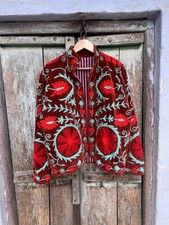 Veste velours marron, veste fait main, cadeaux demoiselle d'honneur, idées cadeaux, manteau boho