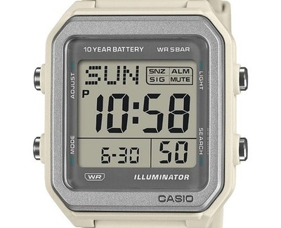 CASIO Collection STANDARD Watch W-221H-8AJF Ivory Unisex Japan New