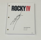 DOLPH LUNDGREN SIGNED ROCKY IV FULL MOVIE SCRIPT JSA COA — photo 1