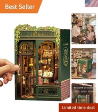 Book Nook Kit, DIY Miniature House Kits for Adult and Teens, Bookend Diorama ...