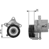Gates T38283 Spannrolle Keilrippenriemen FüR Seat VW Riementrieb Spannarm