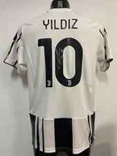 EUROPE HOME JERSEY "YILDIZ 10" AUTOGRAPHED SINGLE SIGNATURE FC JUVENTUS 2025/2026