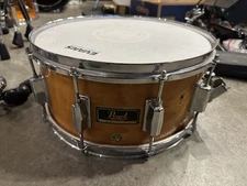 14" Pearl MAPLE snare drum PROJECT NEEDS TLC vintage 6.5x14 #FZ4
