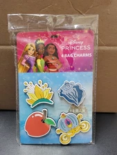 Disney Princess Bag Charms  4 Pack New Open Bag