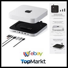 Hub & Ständer mit SSD-Gehäuse für Mac mini, NVMe/SATA M.2 Dock mit USB-C 10 G...