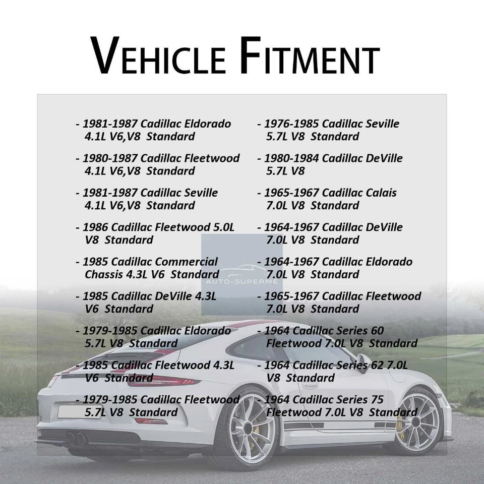 Termostato de refrigerante de motor para Cadillac Series 62 7,0 L 1964 Foto 3 de 4