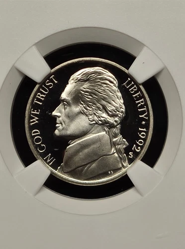 1992-S Jefferson Nickel NGC PF 70 ULTRA CAMEO