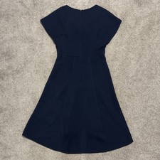 Veronika Maine Shift Midi Corporate Work Dress - Size 6 - Navy