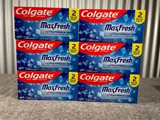 12 Pack Colgate Max Fresh Cool Mint Whitening Toothpaste 6.3oz Exp 03/2027