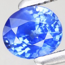 0.47ct Oval 4.6x3.96mm Natural HEATED Ceylon Conflower Blue Sapphire, Sri-Lanka
