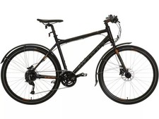 Carrera Subway All Weather Edition Mens 18-Speed Black Hybrid Bike - Medium A