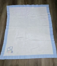 Vintage Cuddle Time Baby Blanket 100% Acrylic Size Length 40" Width  34"