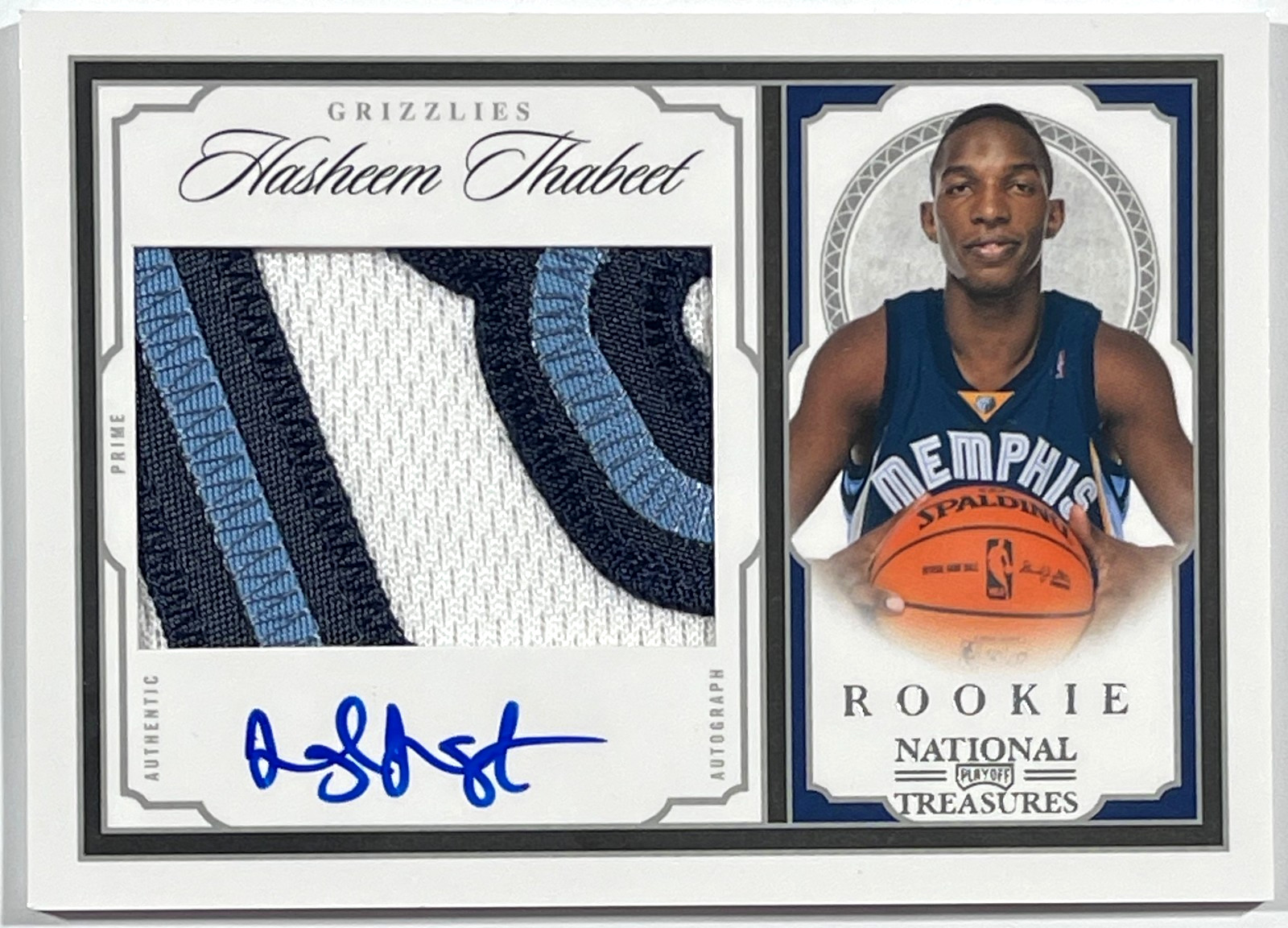 2009-10 Panini National Treasures Hasheem Thabeet SP RPA RC #202 /99
