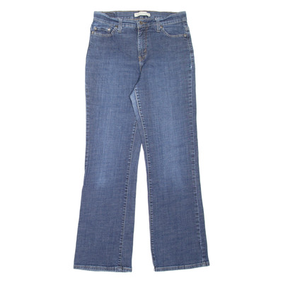LEVI'S Perfekt Figurformende 512 Damen Jeans Blau Bootcut Stone Wash W29 L30