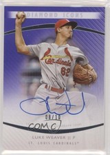 2017 Topps Diamond Icons Auto Purple 8/10 Luke Weaver #AU-LW Auto 0t2