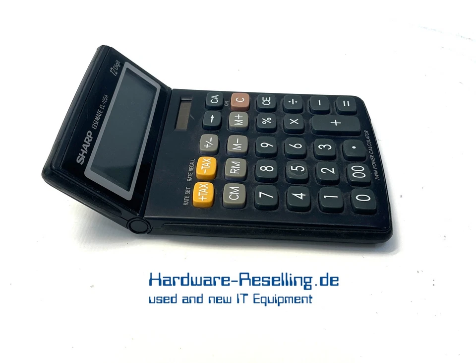 Calculadora SHARP EL-125A Twin Power Negra 12 Dígitos - Imagen 3 de 4