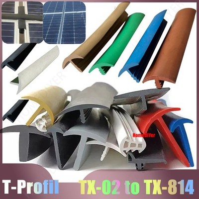 Solar PV Photovoltaik Dichtungsband Gummi Dichtungen Abdeckprofil Fugen T-Profil