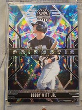 2026 Panini USA Baseball Stars & Stripes Prizm Bobby Witt Jr. Prismatic 1 of 1 