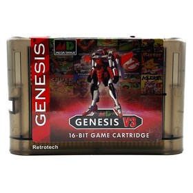 Retrotech Super 1200 in 1 V3 Pro Game Cartridge for Sega Genesis Console