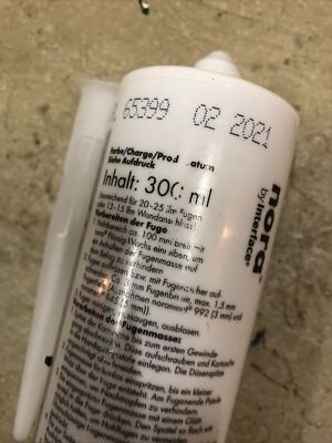 10oz/300ml Nora 1-Component Cold Weld Stone Acoustic Flooring Adhesive p/n 65399