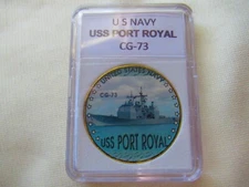 US NAVY - USS PORT ROYAL / CG-73 Challenge Coin 