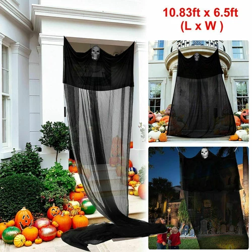 10.8' Halloween Haunted House Ghost Hanging Decoration Indoor/Outdoor Home Decor - Picture 7 of 11