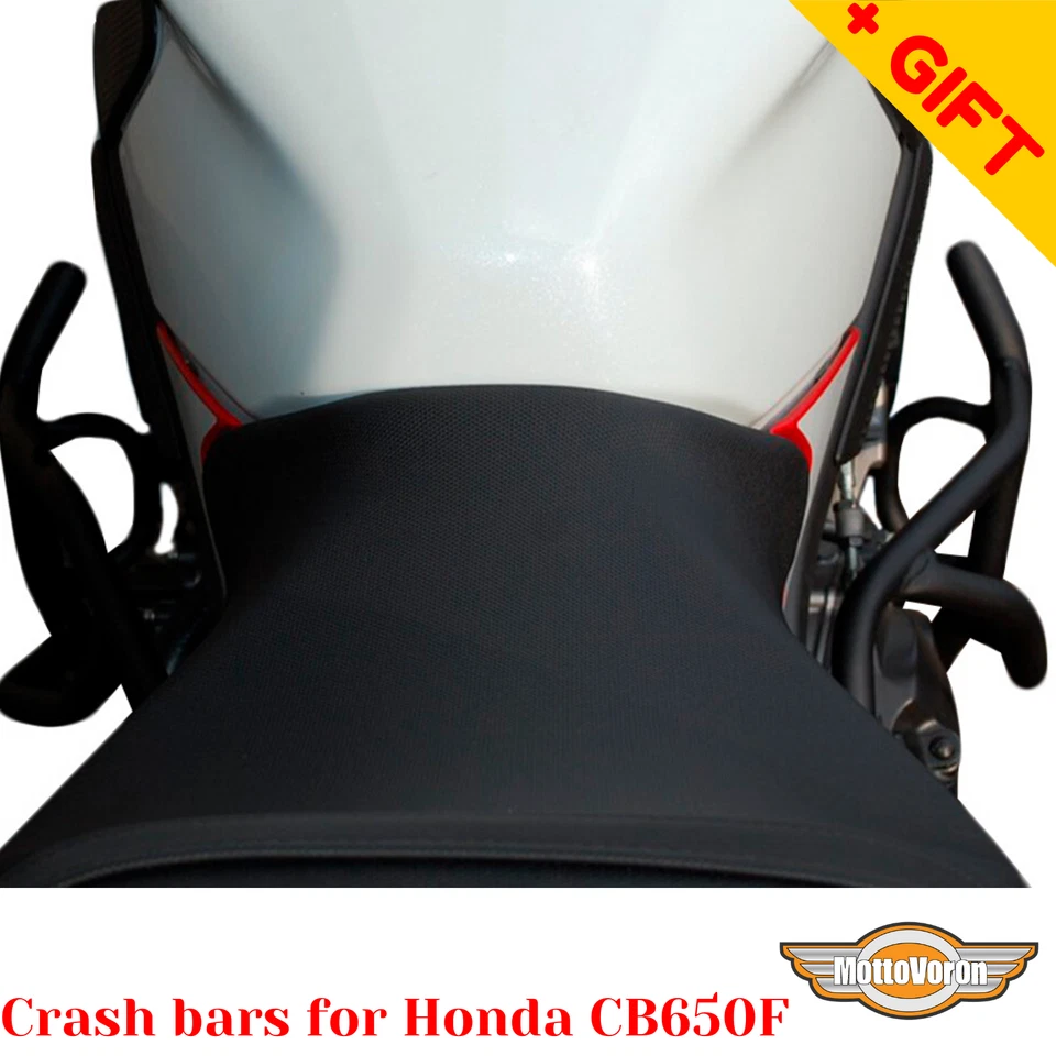 Protector de motor para Honda CB650F CB 650 F barras de choque, Bonus Foto 2 de 4