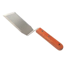 SUNRISE Stainless Steel Kitchen Spatula with Wood Handle