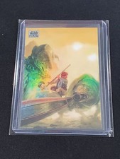 2024 Topps Chrome Star Wars Galaxy 96 Trouble on Tatooine Refractor