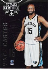 2014-15 Panini Totally Certified Vince Carter 24/49 Platinum Purple #45