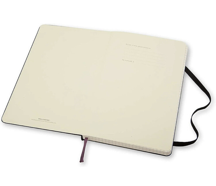 Original Moleskine Classic Squared Paper Notebook Hard Cover 13x21cm