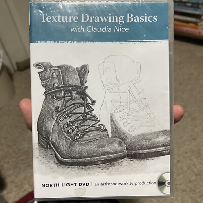 Texture Drawing Basics with Claudia Nice (2013 DVD) New Sealed