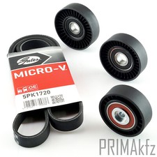 GATES Keilrippenriemen + Spannrolle für Mercedes A-Klasse W168 CDI