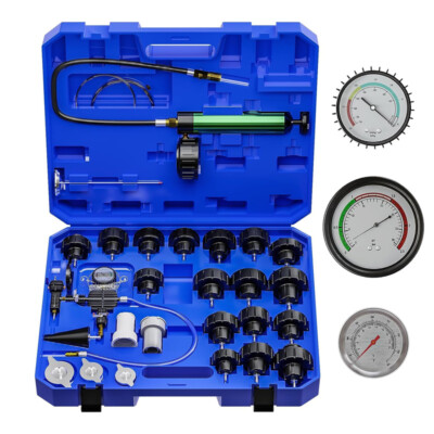 #ad #ad 28Pcs Universal Radiator Pressure Tester Vacuum Cooling System Tool Refill Set $60.99