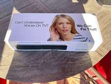 Zvox Accuvoice Av155 Tv Speaker With Hearing Aid Technology New In Box