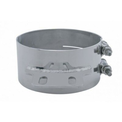 UP 10321  -  7 Inch Wide SS Mounting Clamp Straight Bracket For Peterbilt