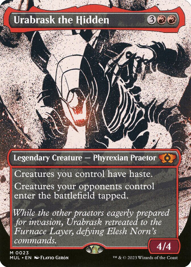 MTG Urabrask the Hidden Showcase - Multiverse Legends #023
