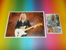 Axel Rudi Pell rock music signed autographed on 20x28 photo in person