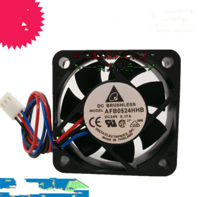 1 pcs Delta Fan AFB0524HHB DC 24V 0.17A 5CM 3 pin inverter fan ...