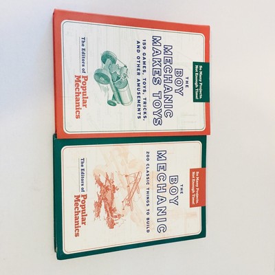 Lot Of 2 Boy Mechanic Makes Toys Classic Things To Build Popular Wood Books Ebay - 